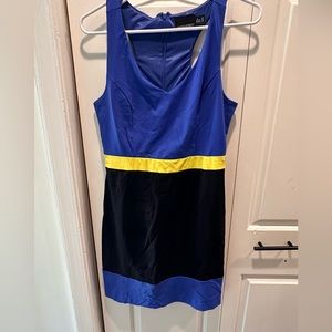 Cynthia rowley tri color dress